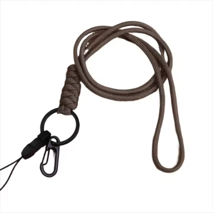 Llavero al aire libre llavero Paracord correa para el cuello correas para teléfono paraguas cuerda llavero tarjeta de identificación cuerda colgante cordón para teléfono móvil - 1