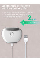 Herramientas faciales eléctricas Gua Sha - Herramienta para esculpir el rostro/Dispositivo de elevación Masajeador con vibración calentada y luz roja - details 8