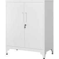 Armario Multifuncional, 2 Puertas, con Cerradura, Almacenamiento de Acero, para Sala de Estar, - details 0