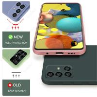 Funda de silicona líquida para Samsung Galaxy S25 Edge S25 S24 S23 S22 Ultra Plus S24 FE A56 A54 A53 A55 A16, funda protectora suave para cámara - details 5