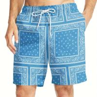 Traje de Baño de Playa Hawaiiana 3D Impreso Traje Corto de Surf Casual para Hombres en Verano - details 4