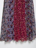 Vestido Elegante de Verano sin Mangas OUWU Estilo de Vacaciones con Estampado, Cuello en V, Ajuste Aretes - details 6