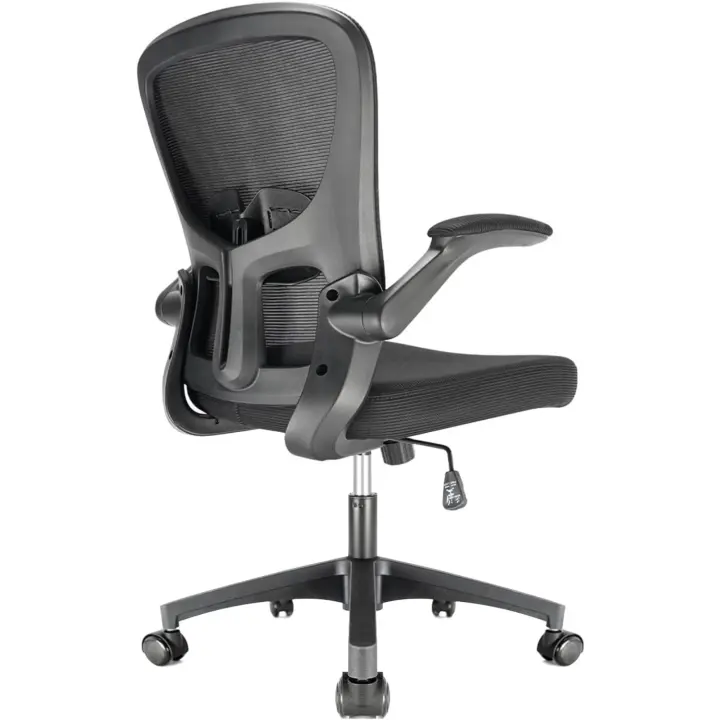 con reposabrazos abatibles,giratoria Regulable en Altura,ergonómica con Apoyo Lumbar - 1