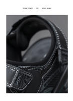 Sandalias de Playa de Zapatos Transpirables de Verano Punta Abierta, Cojín de Aire Antideslizante, Aumento de Altura para Deportes al Aire Libre y Ocio - details 4
