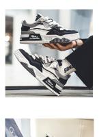 2024 nuevos zapatos deportivos informales de gran tamaño para hombres, zapatos con Panel de cuero elevado de suela gruesa, tallas 39-48 - details 5