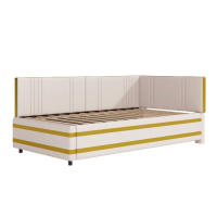Sofá cama de terciopelo Multifuncional 90*200 Marco de muebles para el hogar Terciopelo suave - details 4