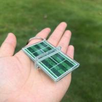 Llavero acrílico de bádminton, llavero tridimensional de dos caras para patio de juegos de bádminton, Mini tenis de mesa - details 3