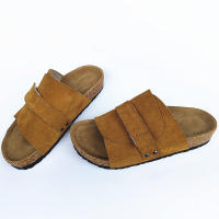 Zapatillas antideslizantes de piel sintética, zapatos de playa de verano para parejas, sandalias con velcro y suela suave. - details 8