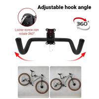Upright Bike Stand - Premium Quality Vertical & Horizontal Adjustable Bicycle Floor Parking Rack - Safe & Stable for MTB Road Bi - details 5