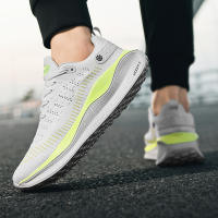 Zapatillas deportivas para hombre con suela gruesa |   Correr y al aire libre |   Transpirables de tejido Flyknit |   Estilo Urbano y Casual |   39-45 - details 6