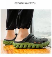 Sandalias planas para hombre, zapatos de EVA, zapatillas de jardín con plataforma, sandalias de verano para hombre, nuevas zapatillas deportivas para hombre, chanclas para exteriores, zuecos para el hogar - details 9