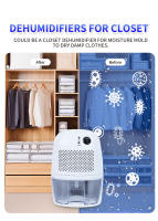 Deshumidificador eléctrico Portátil, Mini Deshumidificadores silenciosos para el Hogar, Salón, Habitación y Oficina, 800ml - details 7