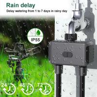 Temporizador inteligente de jardín, válvula de agua de riego por goteo, retardo de lluvia, controlador programable, 2 salidas, WiFi - details 4