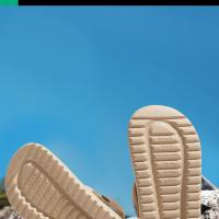 Sandalias de Doble Correa DIY para Mujer Suela Gruesa, Impermeables, Estilo Playero para Verano al Aire Libre - details 10