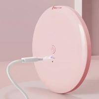 Espejo de Maquillaje Luminoso LED Portátil Pequeño, Plegable, Luz USB, Espejo Magnificado Compacto para Cosméticos - details 5