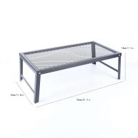 Barbacoa portátil para acampar, utensilios de cocina para exteriores, sartén, hervidor de agua, rejilla de red - details 4
