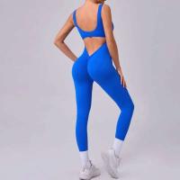 Monos de Yoga sin Costuras Ropa Deportiva Hip-Lifting para Mujeres Leggings de Gimnasio para Workout y Correr - details 3