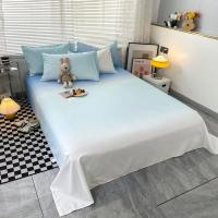 Juego de Ropa de Cama Estilo Coreano de Cuatro Piezas con Color Degradado Funda de Edredón Sábana y Fundas de Almohada para Cama Twin Queen King Super King - details 11