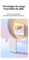 Cargador Inalámbrico Magnético Ultrafino, Batería Externa de 10000 mAh con Carga Rápida Magsafe para Teléfonos y Relojes - details 7