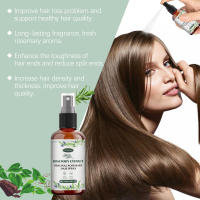 Spray nutritivo para el crecimiento denso y oscuro del cabello, masaje nutritivo para el cuero cabelludo con romero - details 6