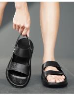 Sandalias de verano para hombre, zapatos informales, zapatillas para exteriores, chanclas para caminar en la playa, comodidad, diseñador de lujo, cuero ligero de moda - details 18