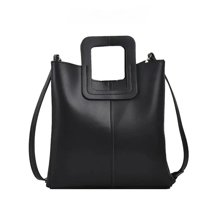 Bolso de mano de gran capacidad, bandolera de un solo hombro, con sistema de Color Popular, a la moda, novedad - 1