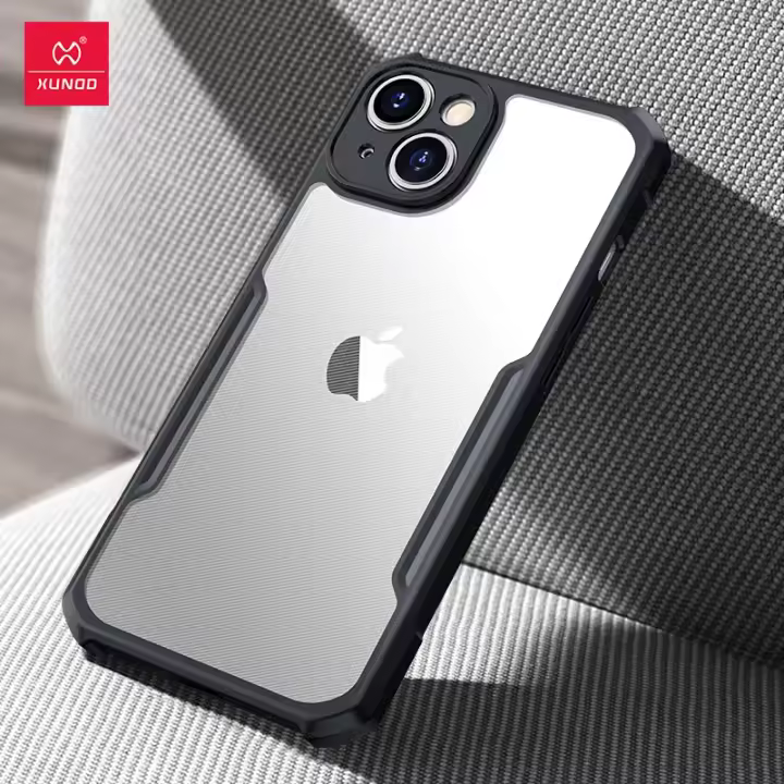 Funda iPhone 15 Pro Max a prueba de golpes para iPhone, carcasa protectora trasera transparente para iPhone 15 Pro Max, 13, 14, 15 Pro Plus, XUNDD - 1