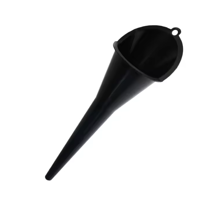 MACTIONS-embudo de cuello de 9 pulgadas, gotero de plástico de aceite, relleno de repostaje de coche para Harley Sportster 883 1200 Touring Dyna v-rod Softail - 1