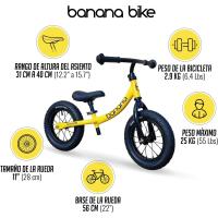 Bicicleta Ligera para niños y niñas pequeños de 2, 3, 4 y 5 años - sin Pedales para niños, con Manillar Ajustable y Asiento - Aluminio, neumáticos de Aire - Bici de Entrenamiento - details 6