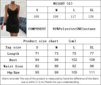 Vestido sin mangas de mujer con falda corta con tirantes en la espalda a - details 0