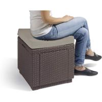 Cube de Grafito Hocker Ottoman de Muebles y Organización - details 10