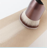 1Pcs Cepillo De Maquillaje Profesional Plano Para Polvo Líquido Base De Maquillaje Rubor Corrector Contorno Herramienta De Maquillaje Tamaño 14.5*8*6cm - details 5
