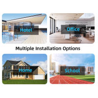 Sistema de seguridad WiFi inalámbrico HD de 3 cámaras y 9 MP, 360 ° Monitor panorámico para el hogar con visión nocturna en color y control remoto por teléfono, adecuado para interiores y exteriores/IP65Impermeable/Voz bidireccional/Seguimiento móvil/Alma - details 12