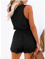 Mono Mujer Verano 2025 – Sin Mangas con Cinturón Ajustable |   Pierna ancha y cómoda |   Moda Casual y Elegante - details 5