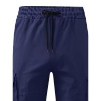 Temu Shein Pantalones Cargo para Hombre Deportes Color Sólido Cordón Multi-Bolsillo - details 30