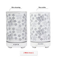 Humidificador de aire ultrasónico de 100ml, difusor de aceite esencial de Mariposa de aromaterapia con LED de 7 colores - details 12