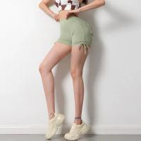 Pantalones Cortos Deportivos de Cintura Alta para Mujeres Material de Nylon Transpirable y Secado Rápido Ideal para Yoga y Fitness Hecho en China - details 4