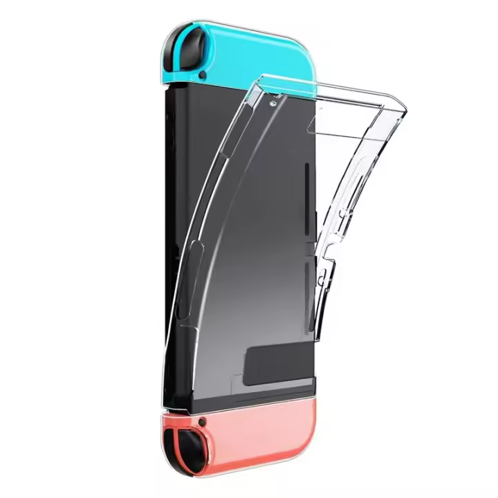 Funda protectora transparente de TPU suave, carcasa protectora de marco Compatible con Nintendo Switch, accesorios para consola de juegos - 1