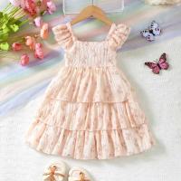 Vestidos de Princesa Ouwu para Niñas de 1 a 6 Años Vestido de Fiesta Diario sin Mangas con Estampado Floral y Volantes - details 5
