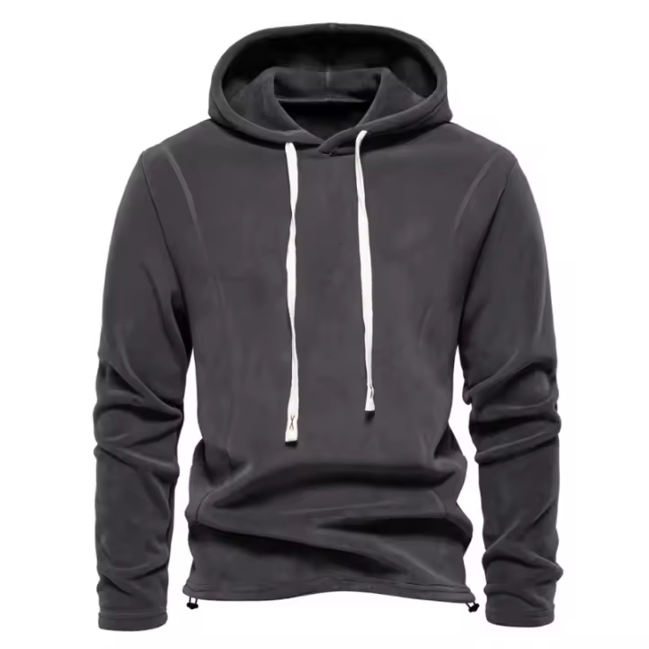 Sudadera con capucha de manga larga para hombre, sudadera cálida que combina con todo, moda, otoño e invierno, nuevo 2024 - 1