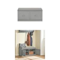 Banco Zapatero Organizador para Zapatos con 1 Solapa Gris 75 x 24 x 51 cm FSR82-L-HG ES - details 23