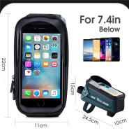 WEST BIKING-bolsa impermeable para bicicleta, funda para teléfono con pantalla táctil, gran capacidad, para manillar delantero, accesorios para ciclismo de montaña y carretera - details 3
