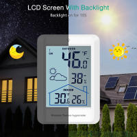ORIA-termómetro inalámbrico, estación meteorológica Digital, Monitor de temperatura, humedad, para el hogar, habitación de bebé, invernadero - details 1