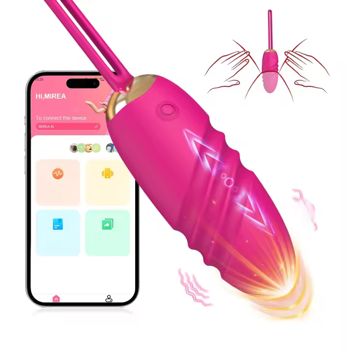 Aplicación Bluetooth Vibratign Egg Vibrador de punto G para mujeres Consoladores telescópicos Estimulador de clítoris Vagina Love Egg Bragas Juguetes sexuales Modo pareja - 1