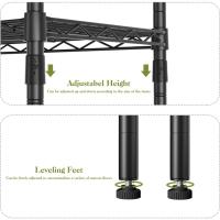 alambre para ropa 6 niveles Vestidor metal resistente para colgar ropa 44.9"L x 15.74"W x 70.9"H Carga máxima - details 3