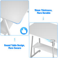 Rcynview Mesa de Oficina Moderna - Madera y Marco de Metal Z - Ideal para Dormitorio o Oficina - Producto de Alta Calidad - details 7