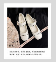 Nuevos Zapatos Mary Jane de Diseño Francés Pisa Gruesa, Hebilla de Una Palabra, Zapatos Individuales para Mujeres - details 10