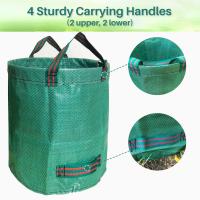 NESMOVA 2 x Sacos de Jardin 500L Bolsas de Basura de jardín, con Asas, Plegables y Reutilizables - details 3
