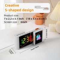 Reloj Despertador Digital Dual LED Ideal para Durmientes Función de Semana/Mañana Regulable - details 0