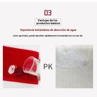 4 piezas de toallas navideñas, toalla de mano decorativa bordada para cocina y baño, toallas de mano navideñas, toalla facial - details 4
